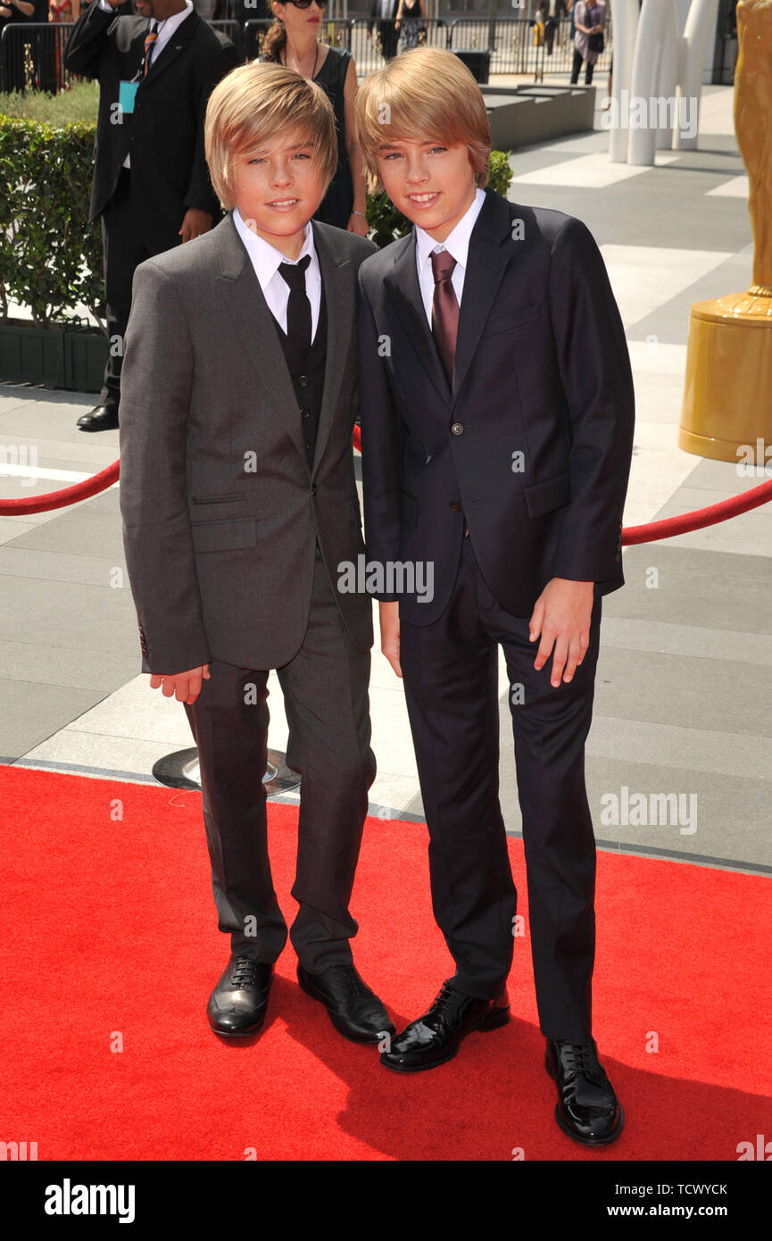 LOS ANGELES, CA. September 13, 2008: Cole & Dylan Sprouse at the Creative Arts Emmy Awards at the Nokia Live Theatre, Los Angeles. © 2008 Paul Smith / Featureflash Stock Photo
