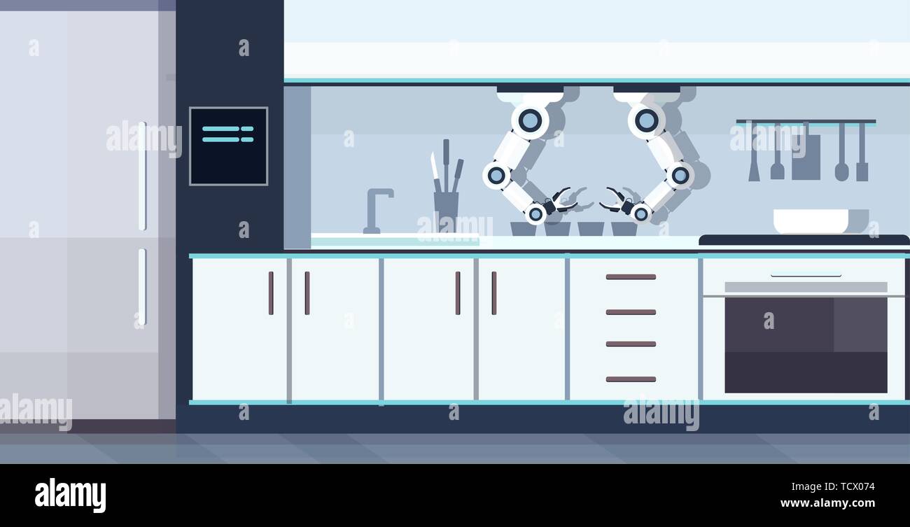 smart handy chef robot assistant automation robotic innovation technology artificial