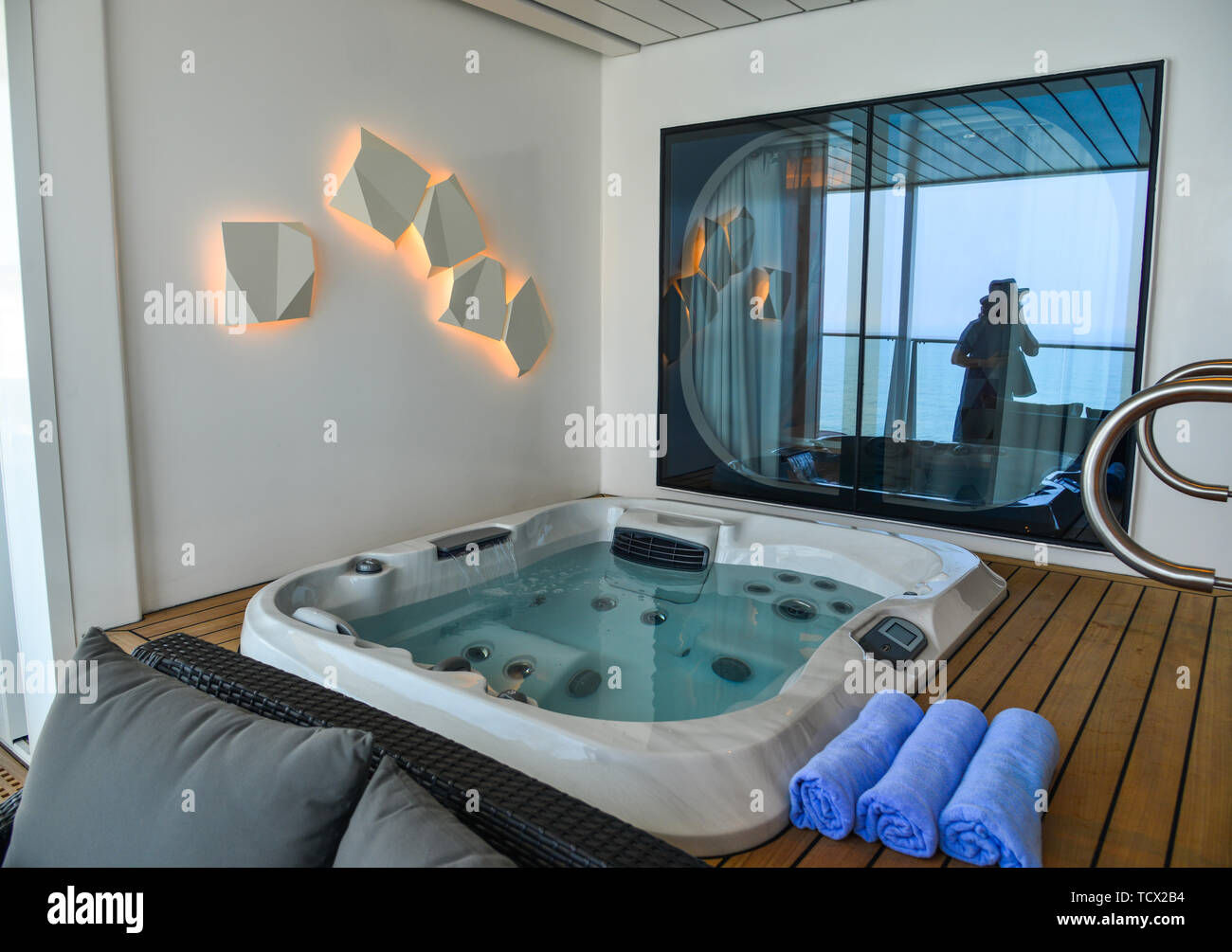 Shanghai, China - Jun 4, 2019. High Class Luxury Restaurant Interior Of  Spectrum Of The Seas Cruise Ship By Royal Caribbean In Sunny Day. Stock  Photo, Picture and Royalty Free Image. Image 125249509.