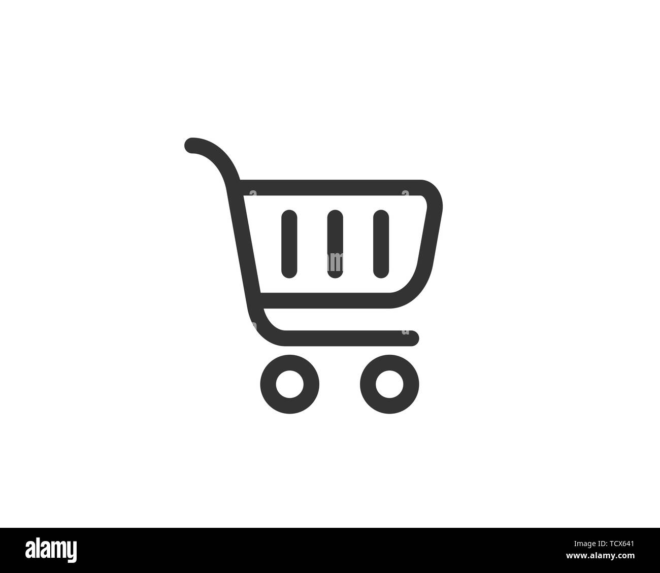 shopping cart icon vector Stock Vector Image & Art Alamy