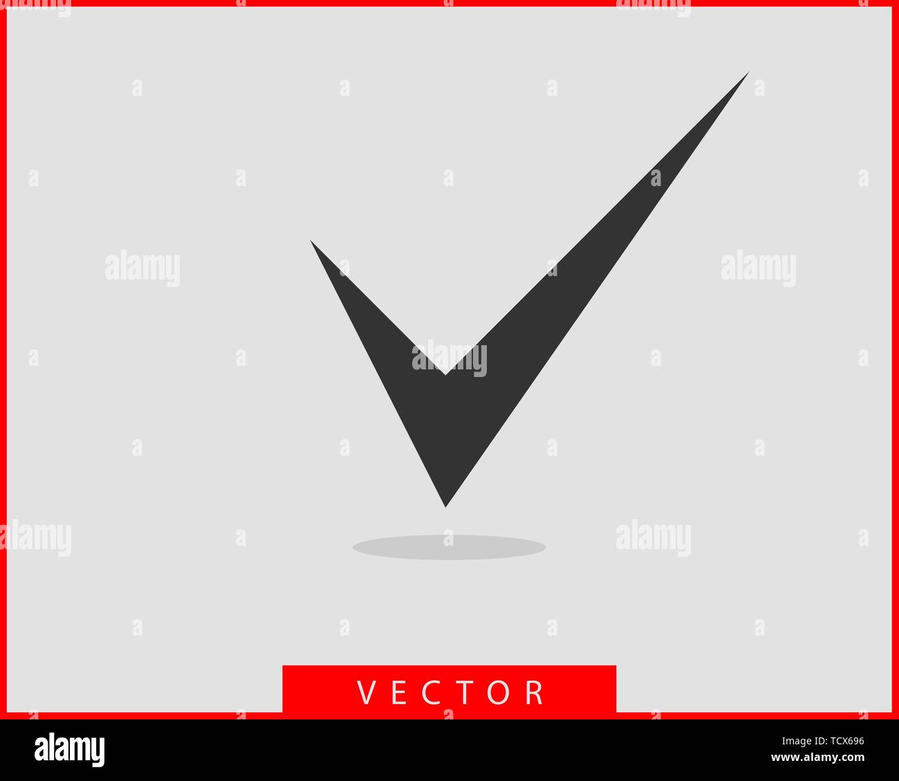 Check mark icon vector symbol design element Stock Vector Image & Art ...