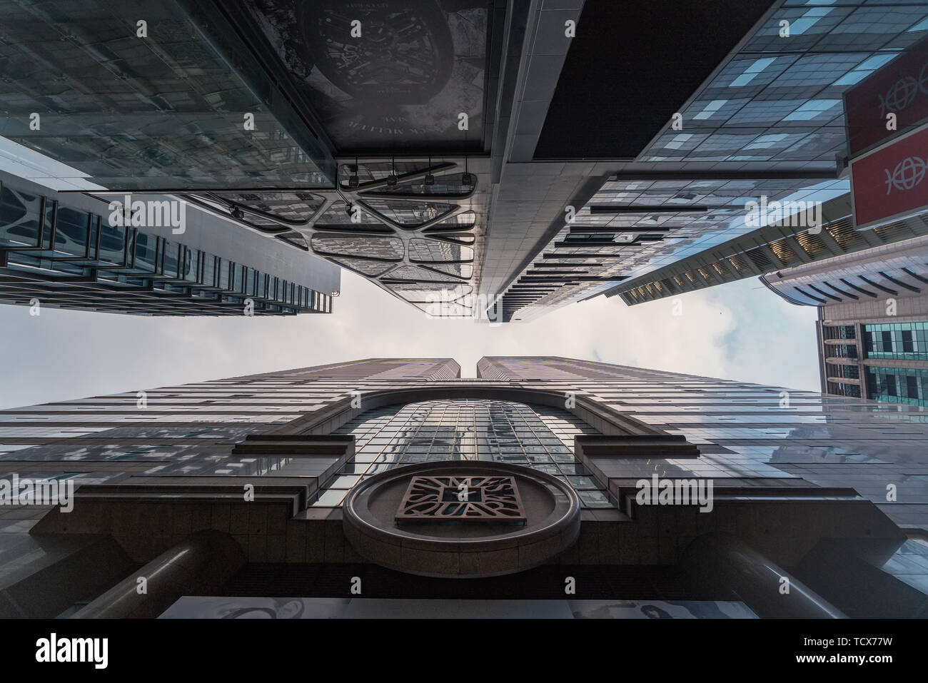 Early morning, Times Square, Causeway Bay, Hong Kong Stock Photo - Alamy