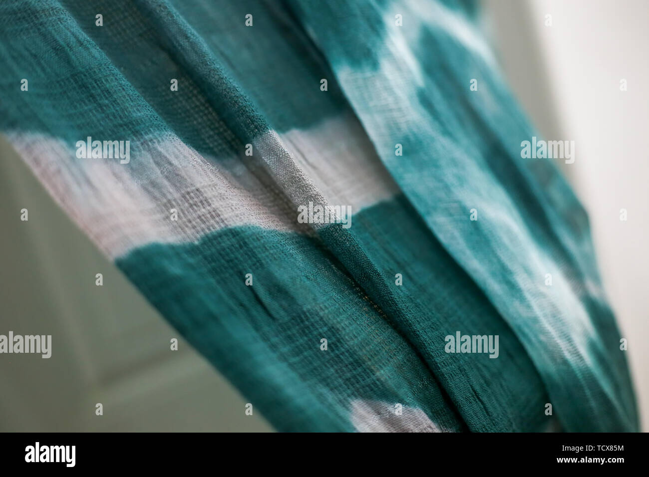 Batik braid glowing dots abstract background Stock Photo