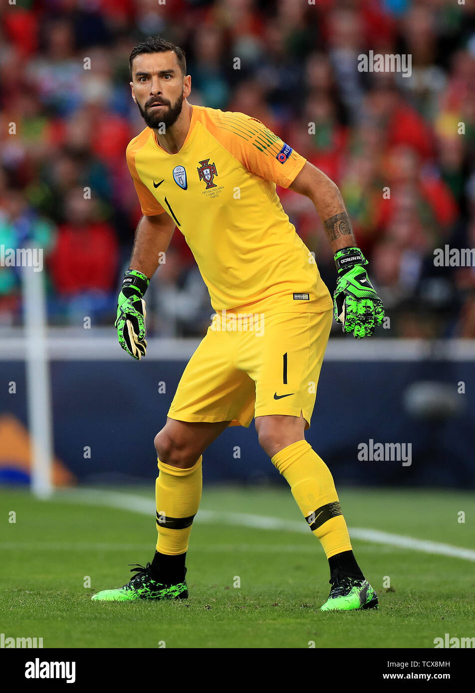 Portugal goalkeeper Rui Patricio during the Nations League Final at Estadio do Dragao, Porto. Stock Photo