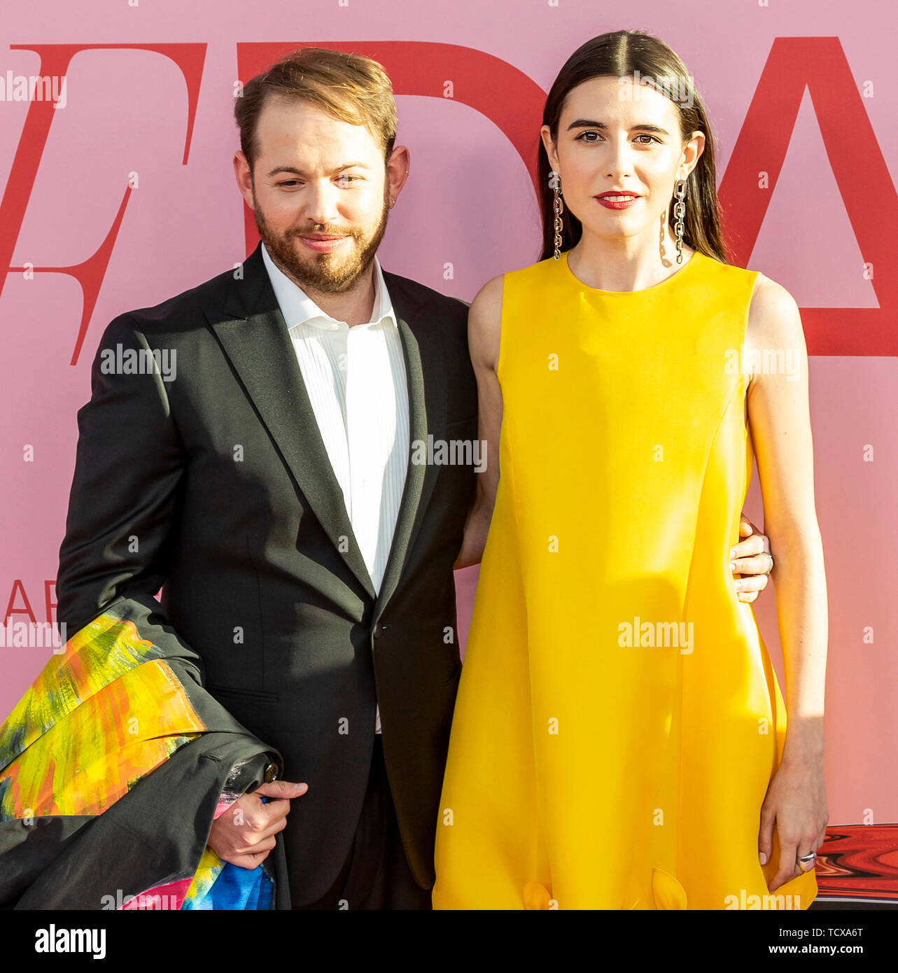 New York, NY - June 03, 2019: Marianne Rendon (R) and guest attend 2019