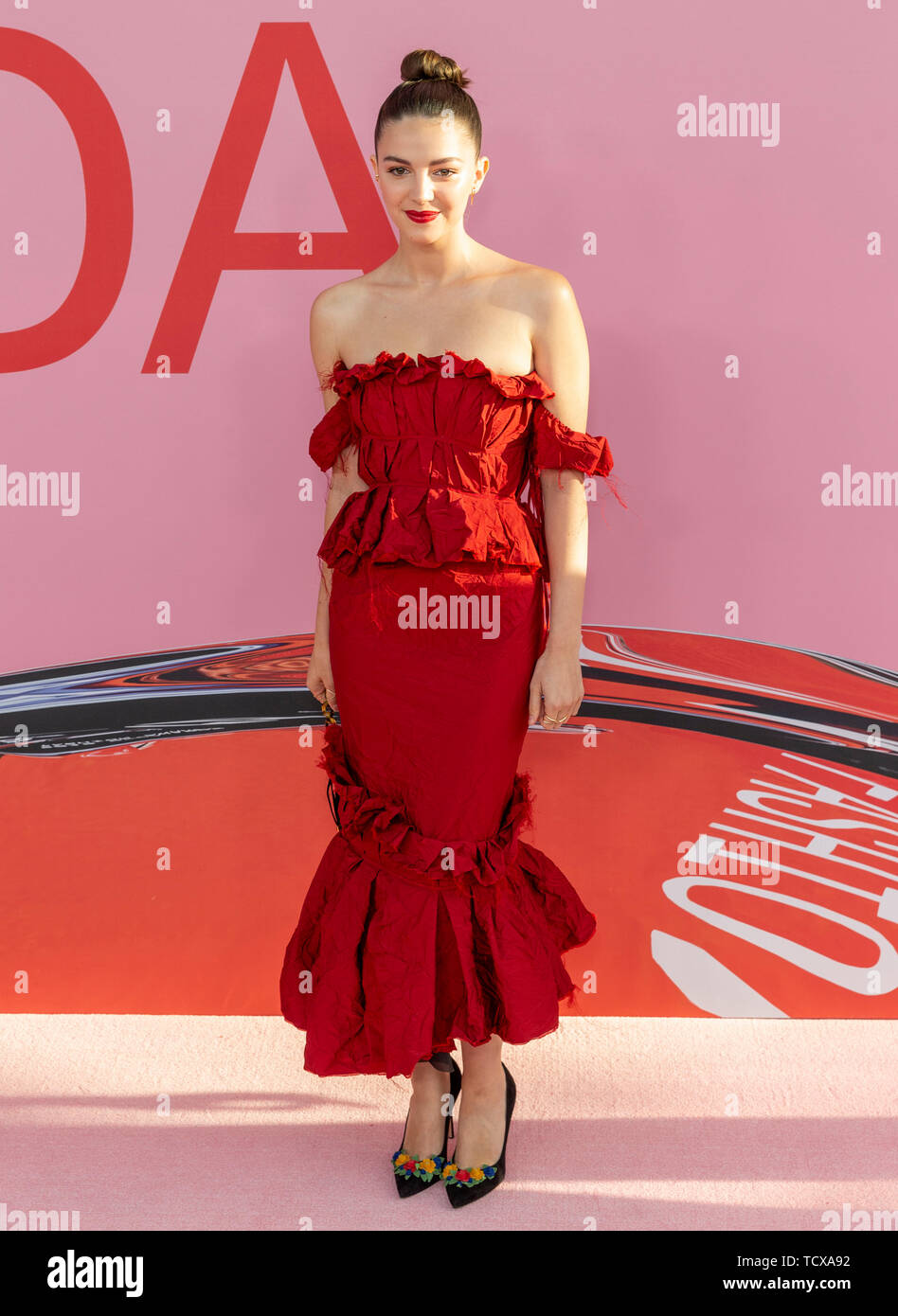 New York, NY - June 03, 2019: Ella Hunt attends 2019 CFDA Fashion