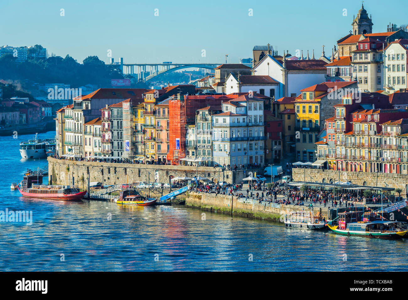 Douro River and Ribeira district, UNESCO World Heritage Site, Porto,  Portugal, Europe Stock Photo - Alamy