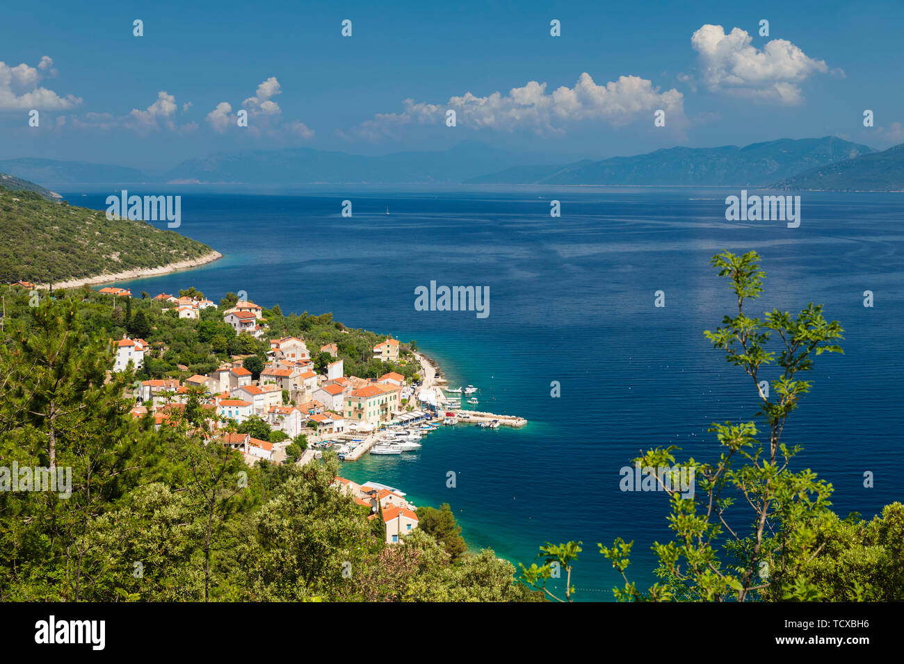 Valun, Cres Island, Kvarner Gulf, Croatia, Europe Stock Photo