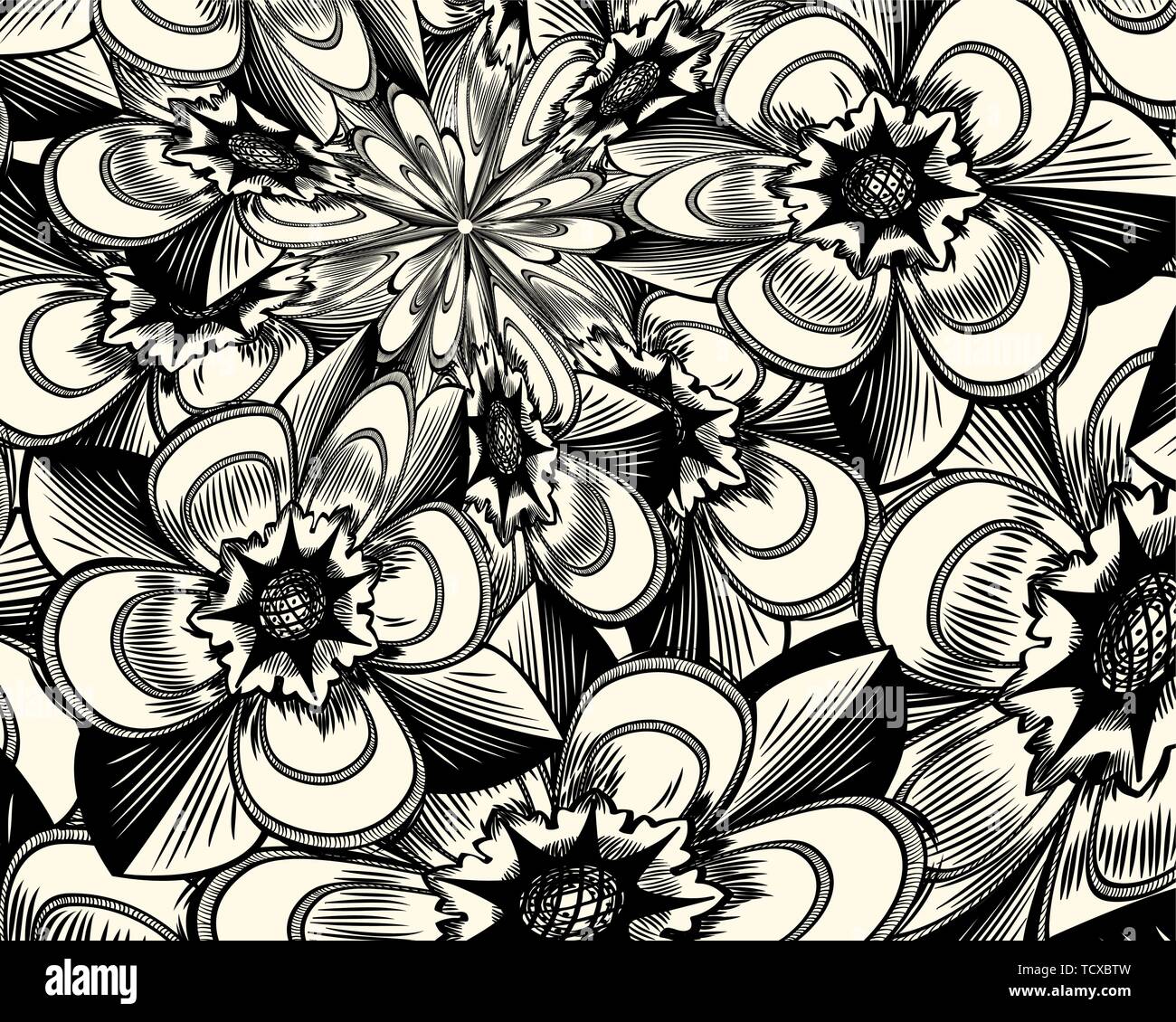 Vector floral grunge background, abstract art Stock Vector Image & Art ...