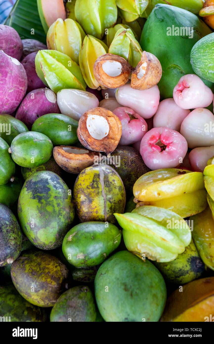 Tropical fruits, Indonesia, Southeast Asia, Asia Stock Photo