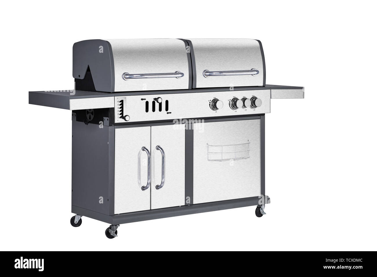 Stainless steel grill Stock Photo Alamy