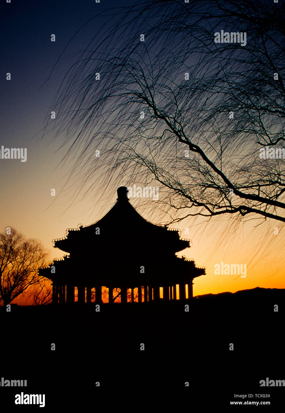 Photographed at the Summer Palace in December 2011 Stock Photo