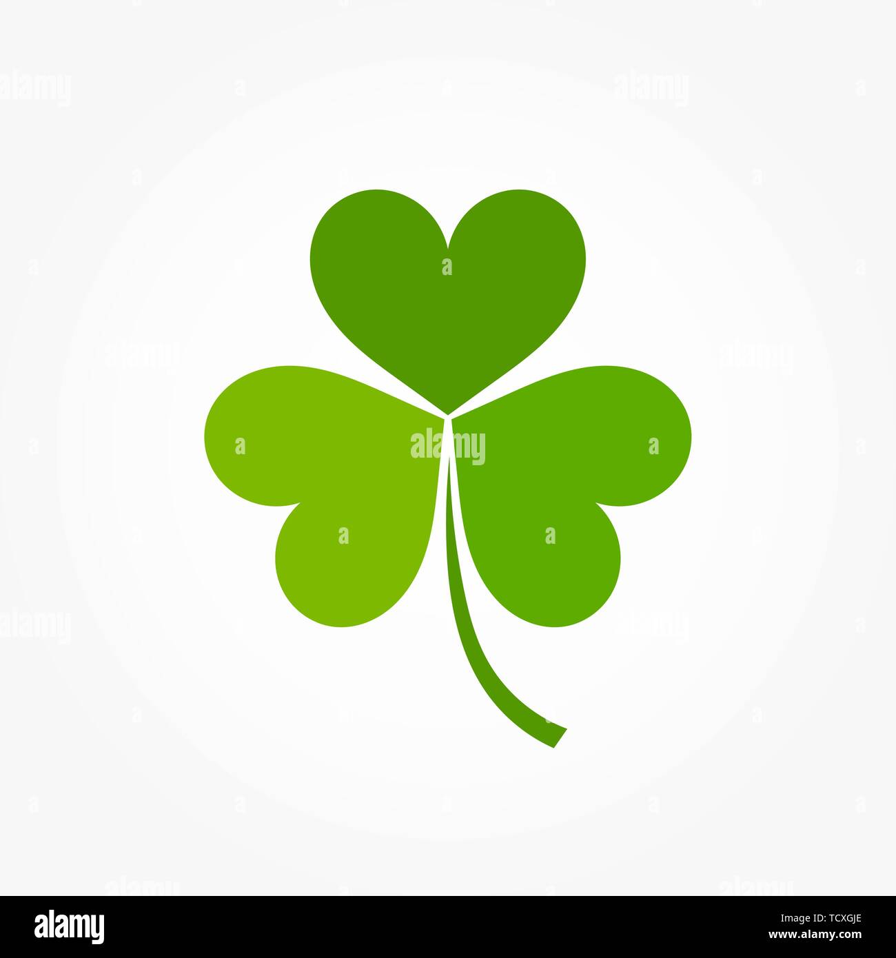 Green clover leaf icon. Vector illustration Stock Vector Image & Art ...