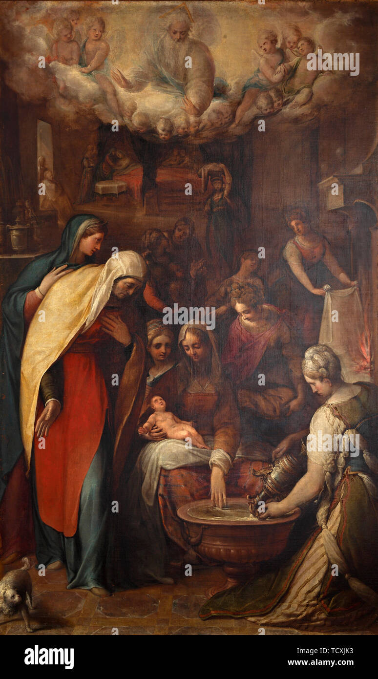 The Nativity of the Blessed Virgin Mary, End of 16th cen.. Creator