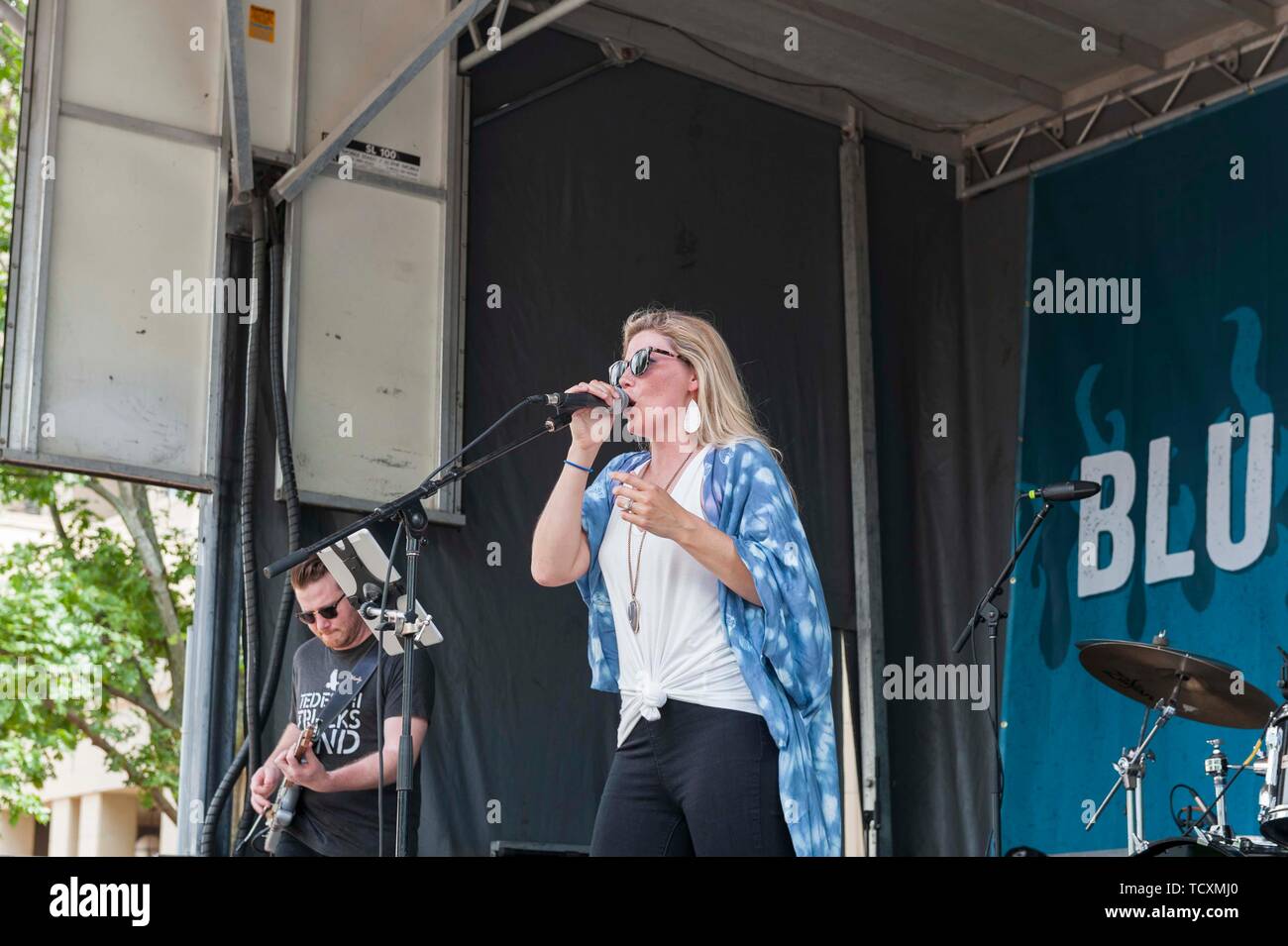 Bluegrass Barbeque Festival Lexington Kentucky Stock Photo