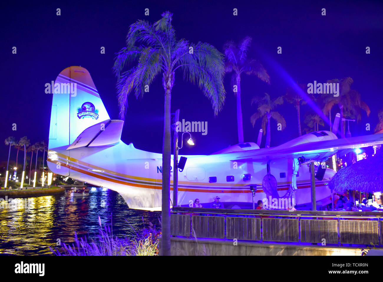 Orlando, Florida. February 05, 2019. Vintage plane in outside