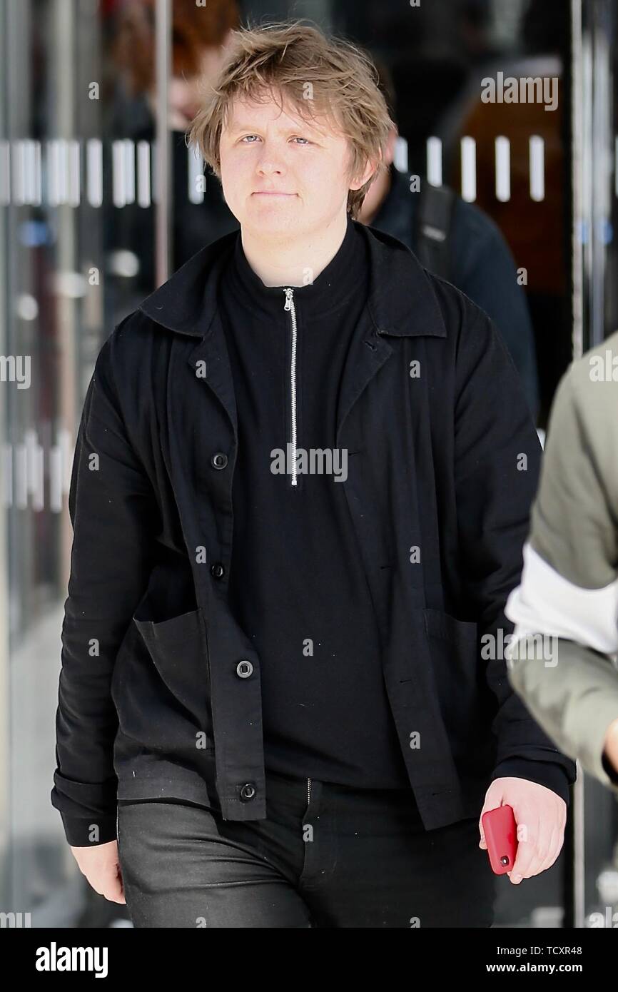 Lewis Capaldi seen leaving Virgin radio after performing on the ...