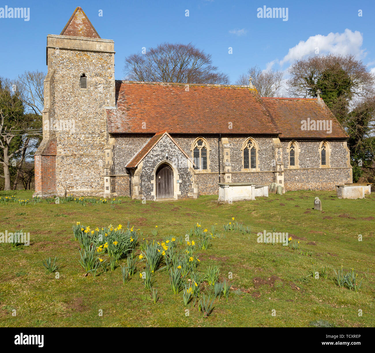 Village parish church of Saint Mary, Boyton, Suffolk, England, UK Stock Photo