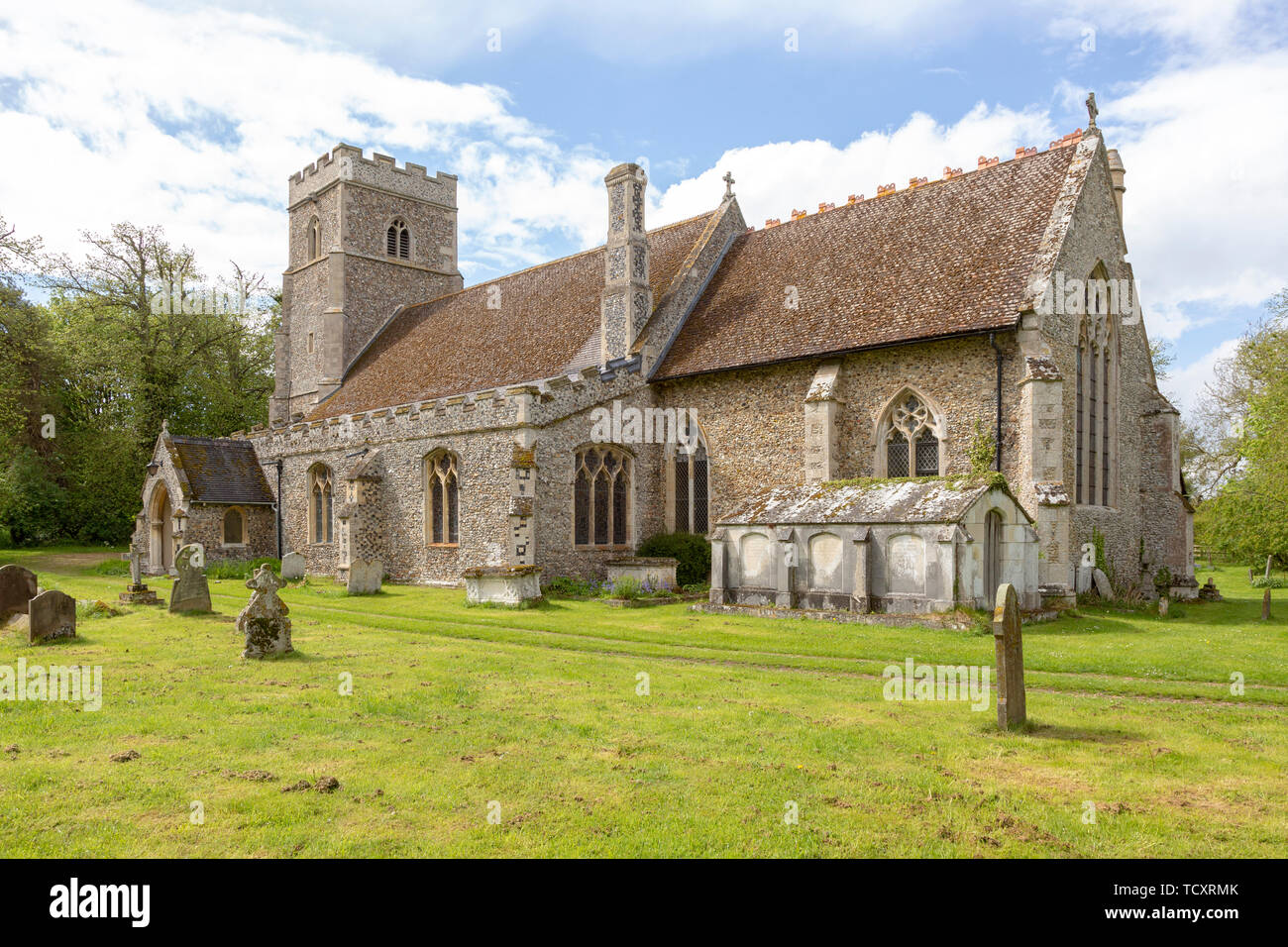 Village parish church of Saint George, Shimpling, Suffolk, England, UK Stock Photo