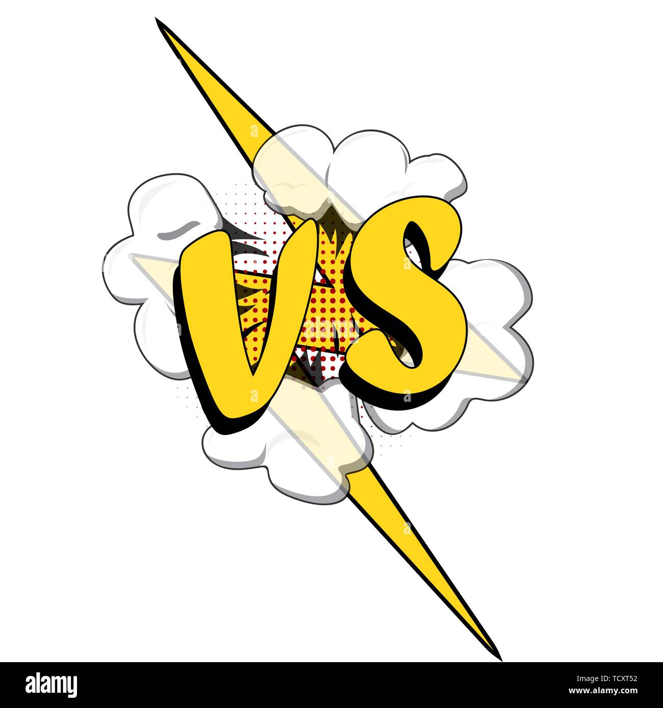 Versus VS letters comics style Stock Vector Image & Art Alamy