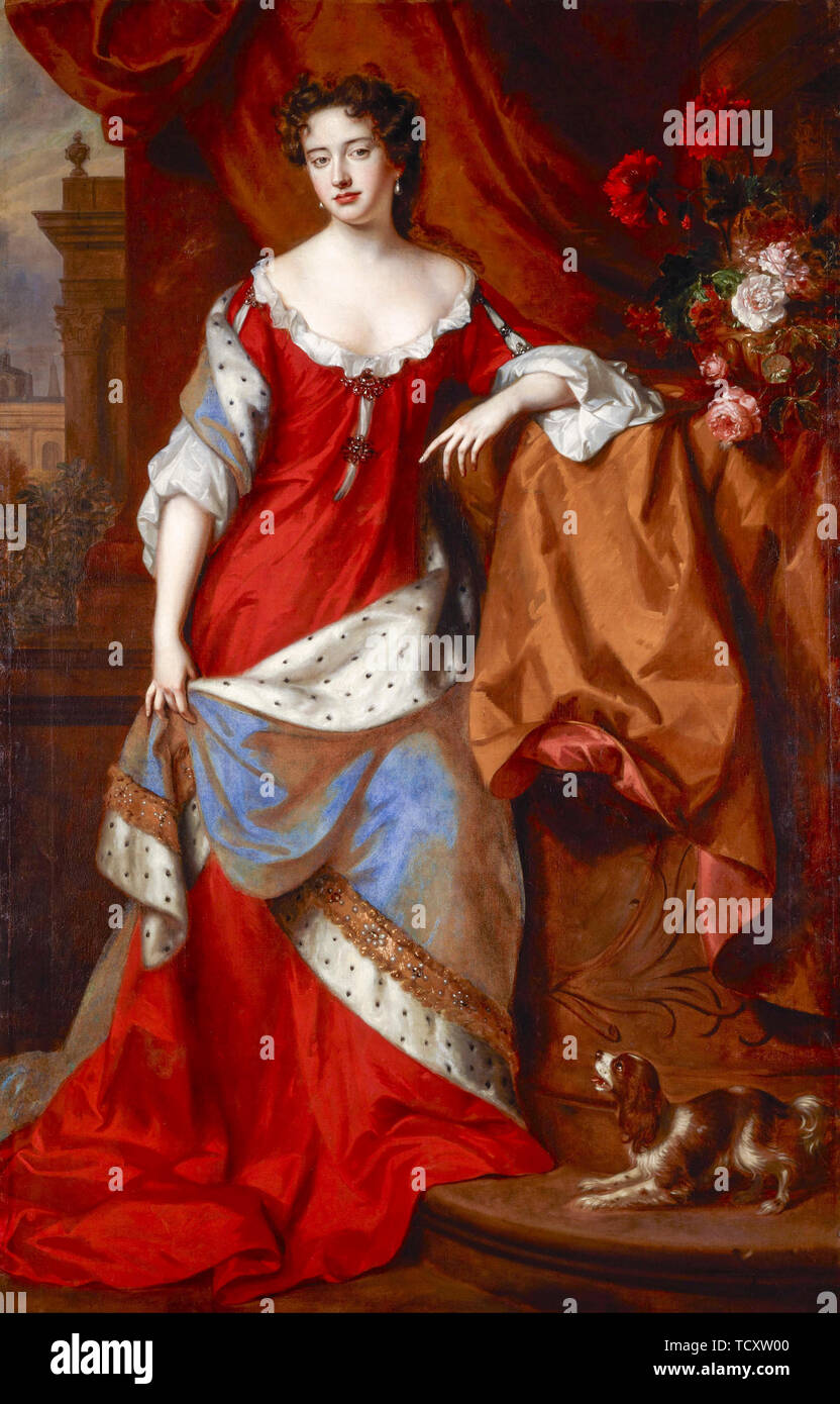 Willem Wissing, Queen Anne, when Princess of Denmark as a young woman