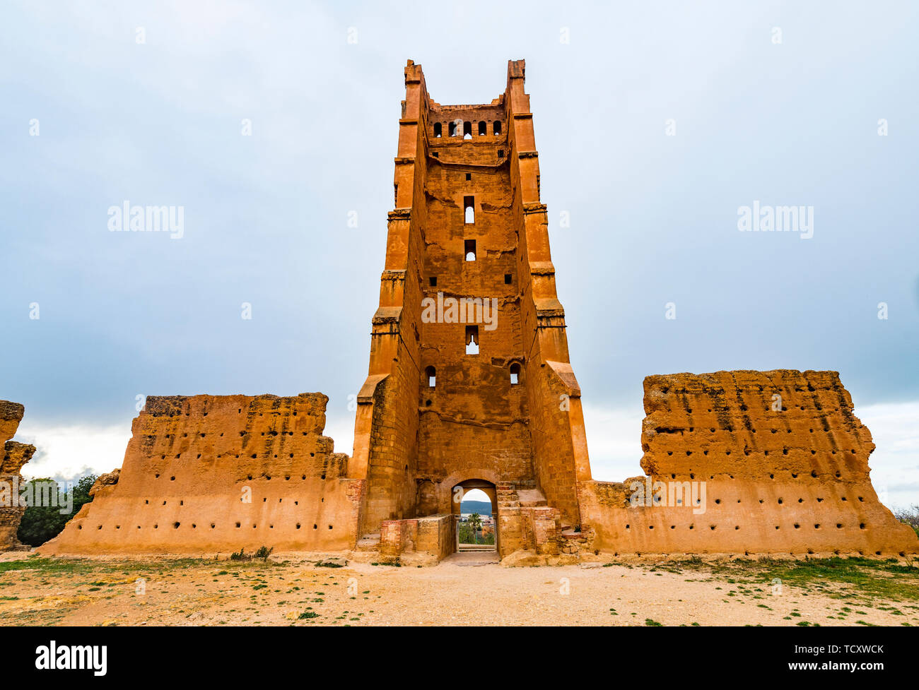 Mansourah Mosque, Mansourah castle, Tlemcen, Algeria, North Africa, Africa Stock Photo