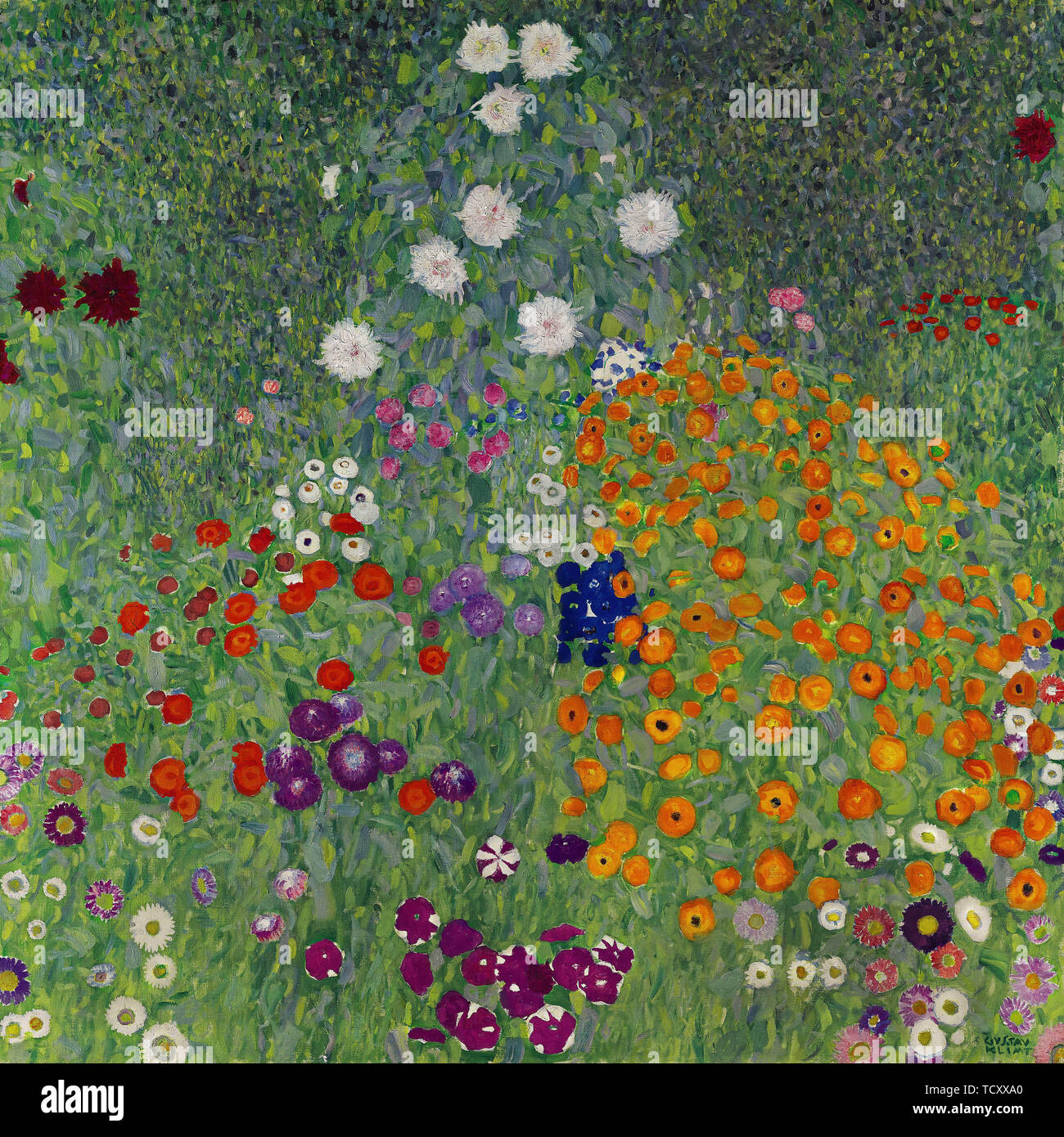 Farm Garden (Flower Garden), 1907. Creator Klimt, Gustav (18621918