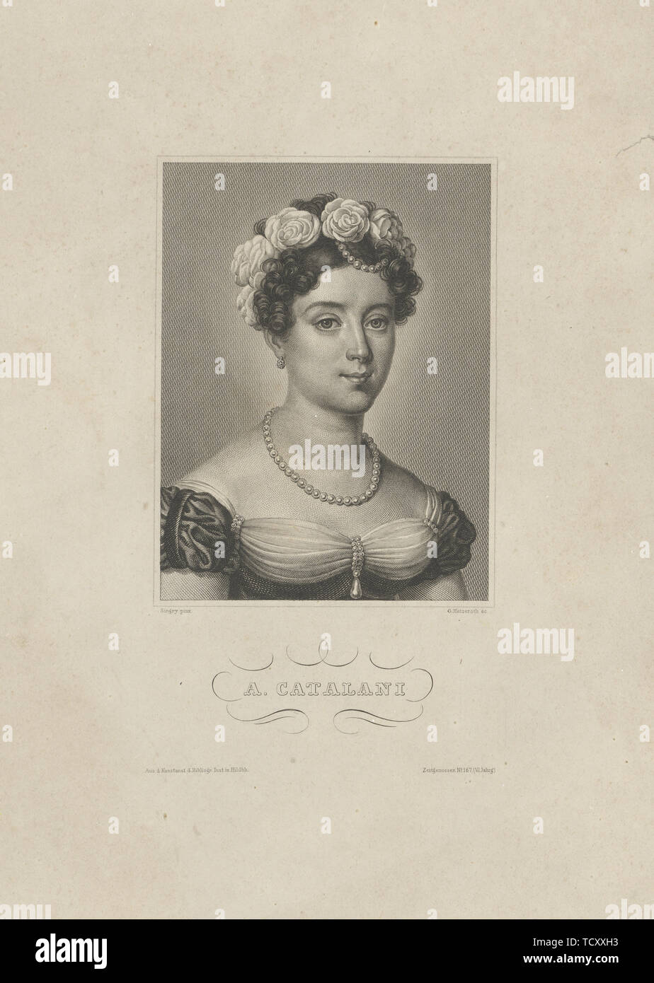 CATALANI, Angelica Catalani (1780-1849), italienische