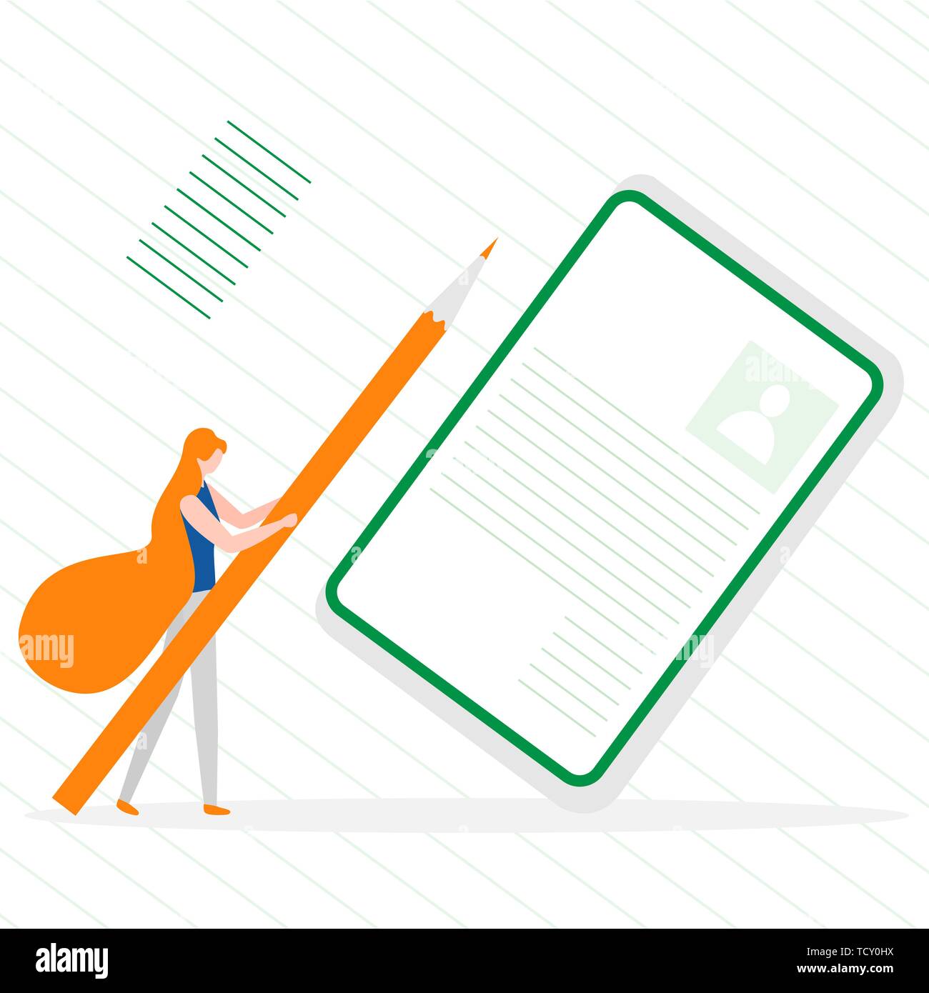 Vector Illustration With Staff Recruitment Hiring Employees