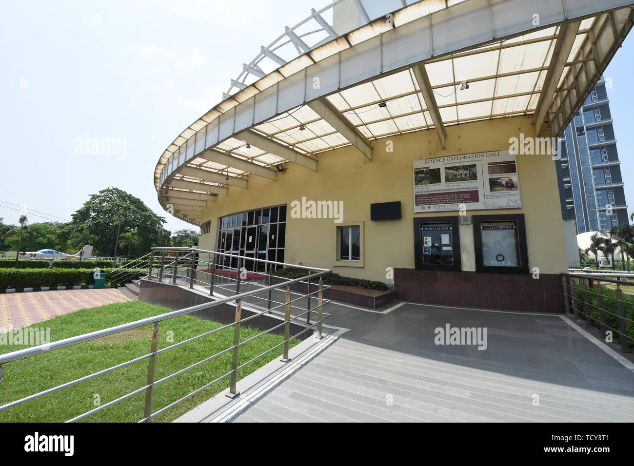 Science Exploration Hall entrance at the Science City, Kolkata, India ...