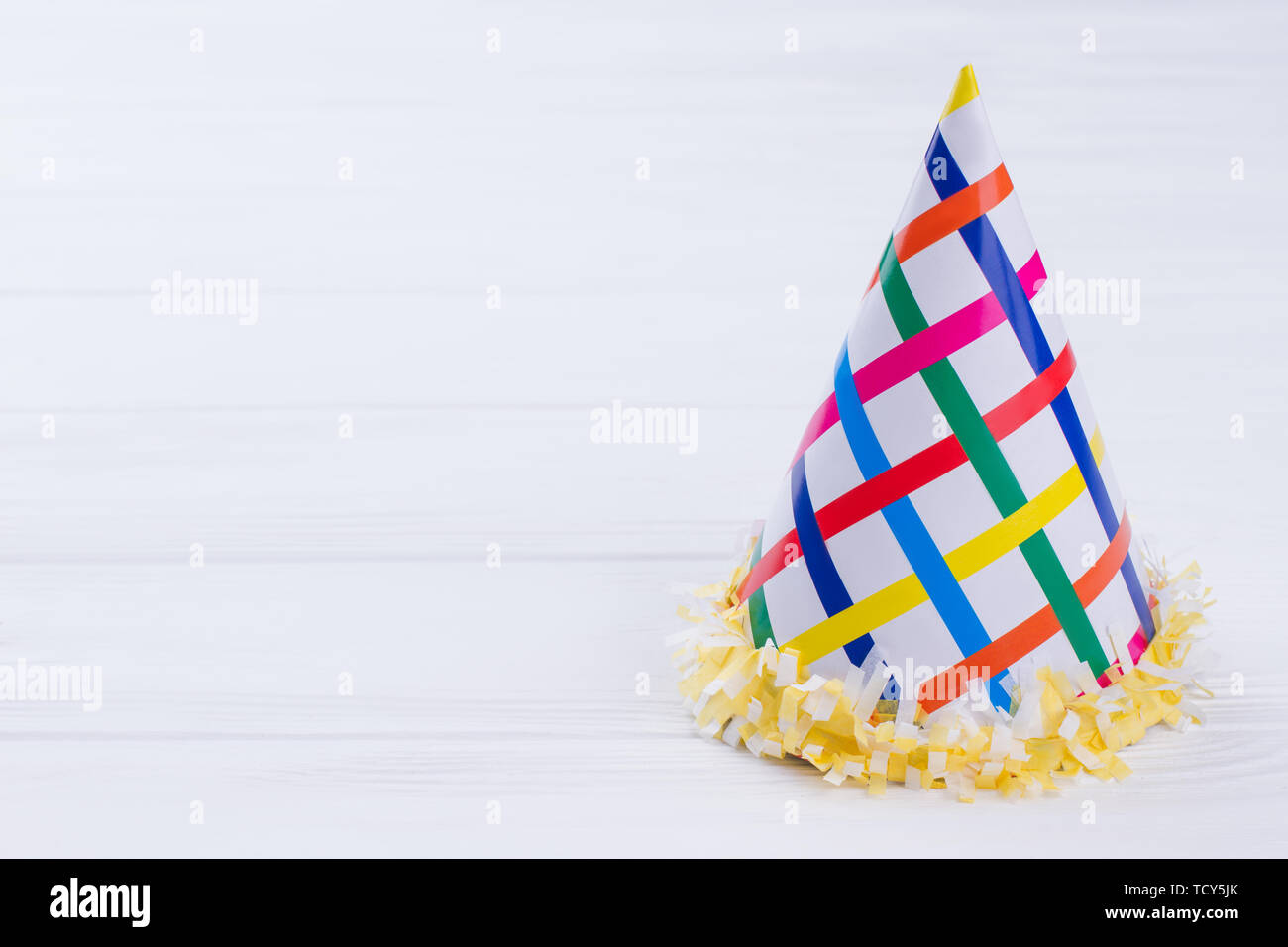 Birthday party hat for kid Stock Photo Alamy