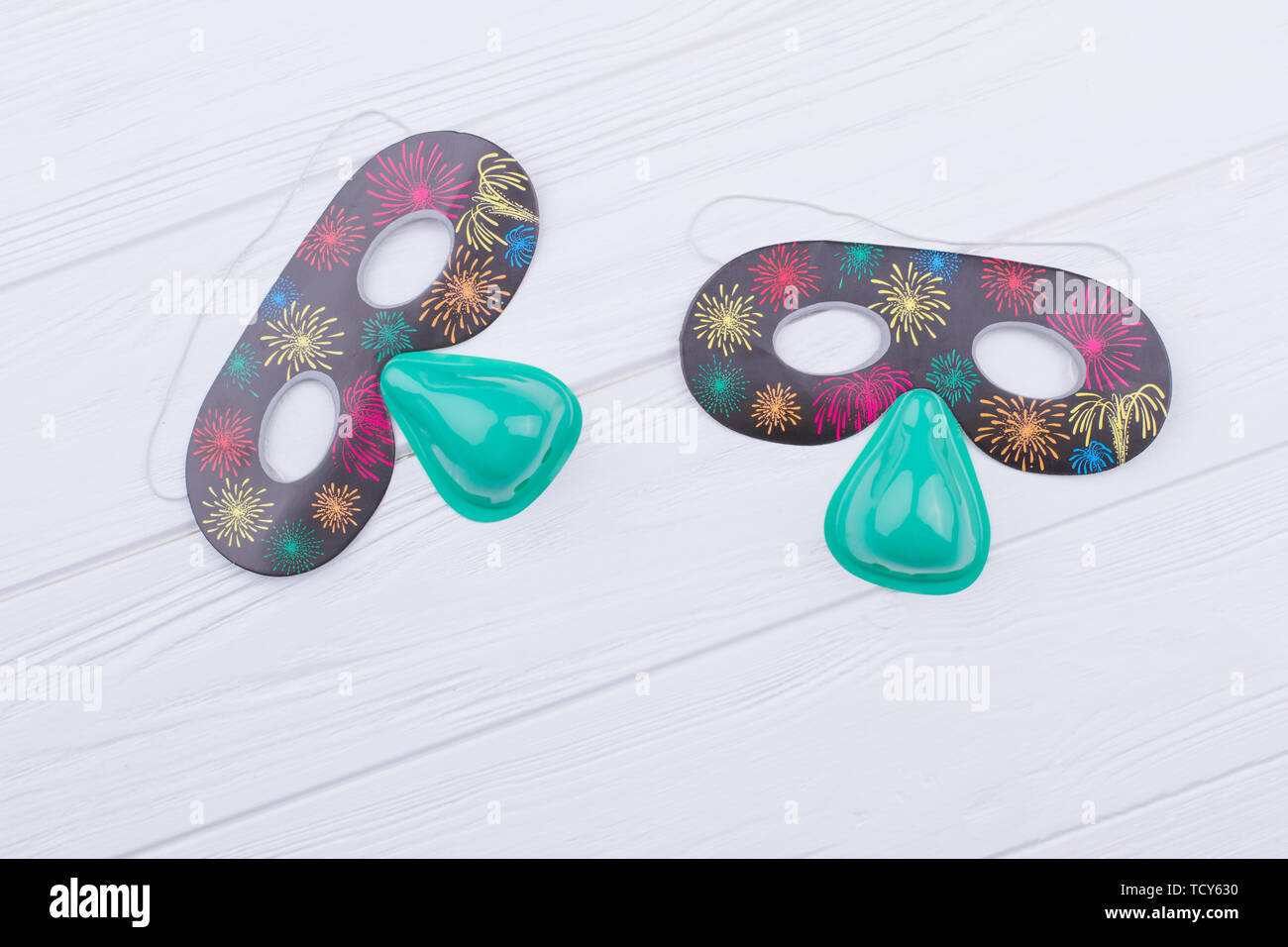 Kids eye mask for Birthday party Stock Photo Alamy