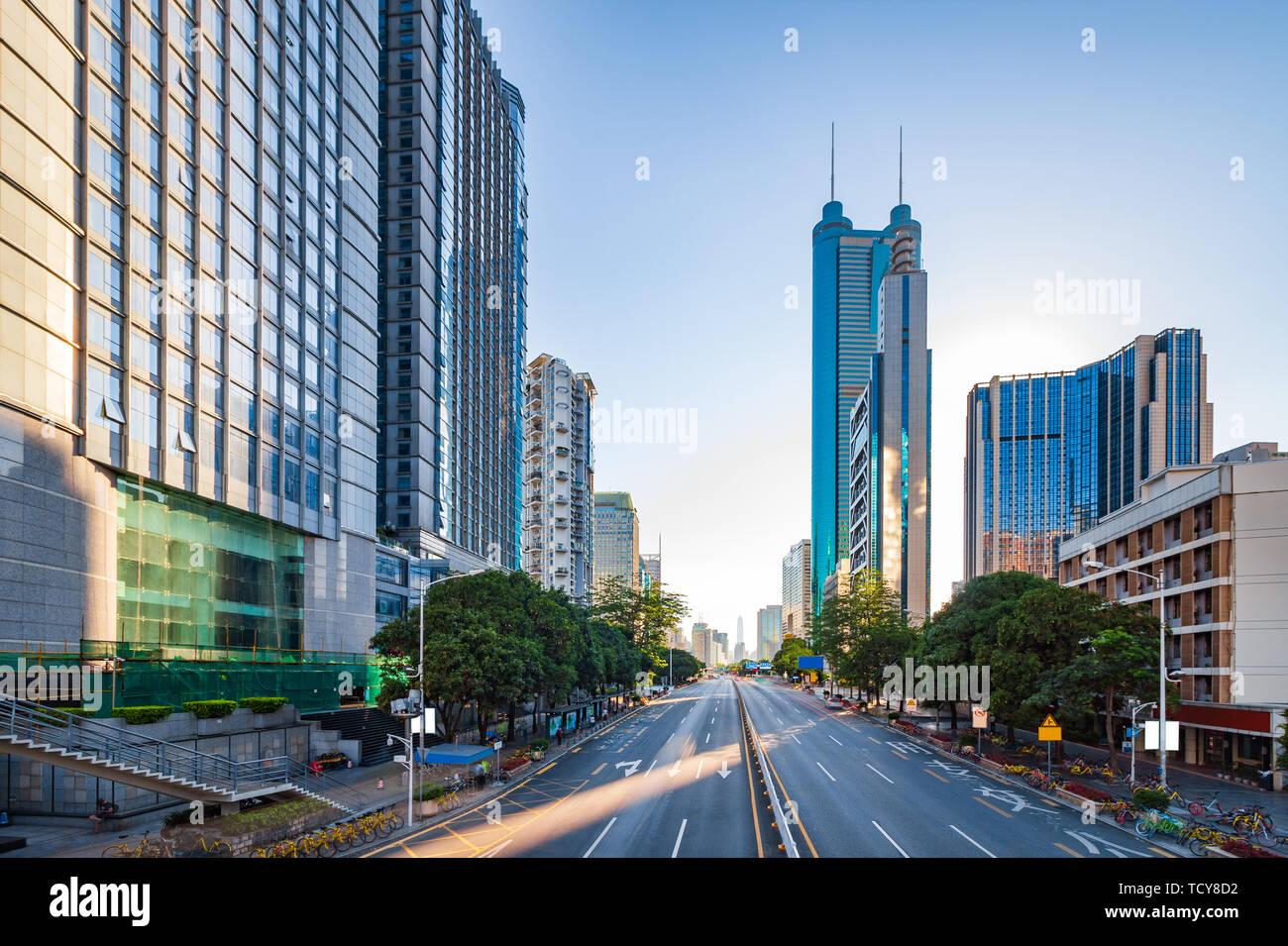 shenzhen city skyline Stock Photo - Alamy