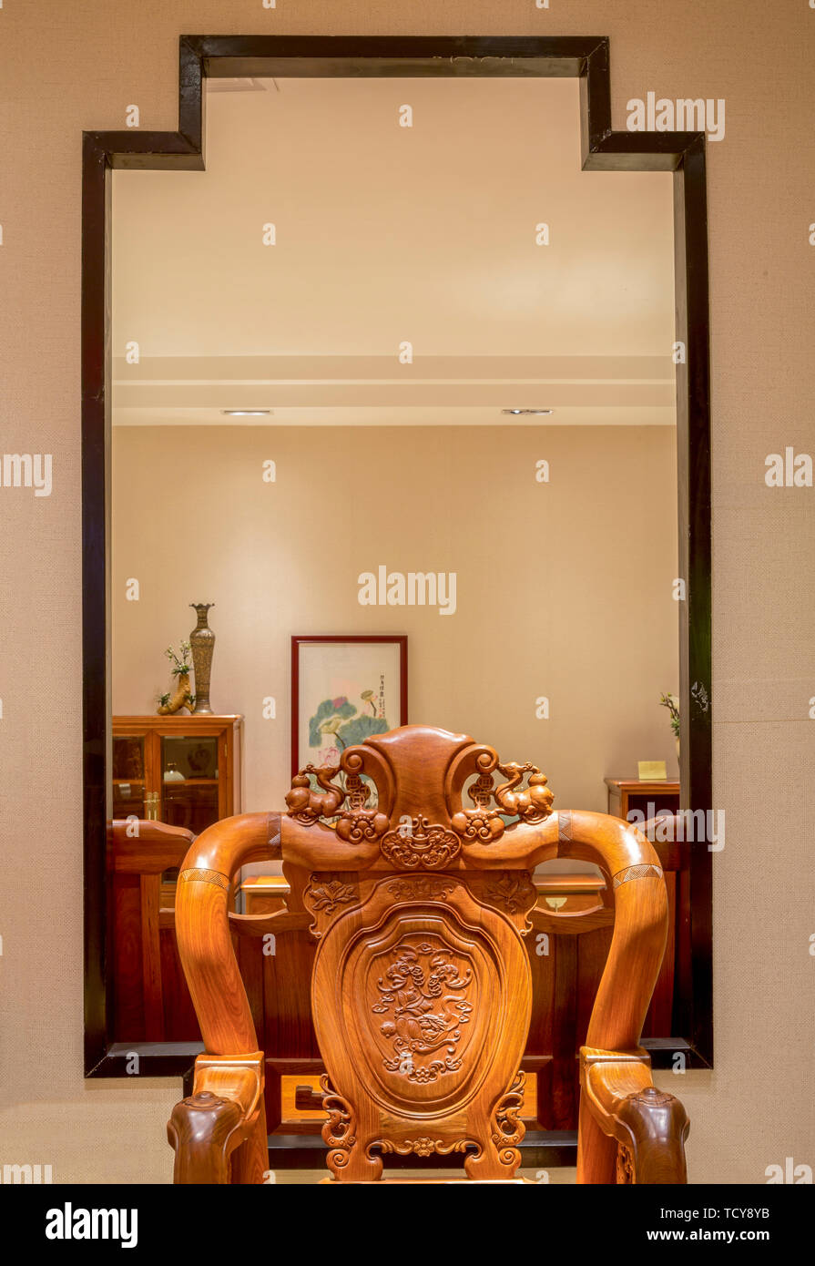 Chinese wood furniture hires stock photography and images Alamy