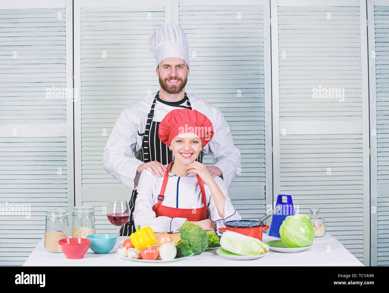 Cooking with your spouse can strengthen relationships. Woman and