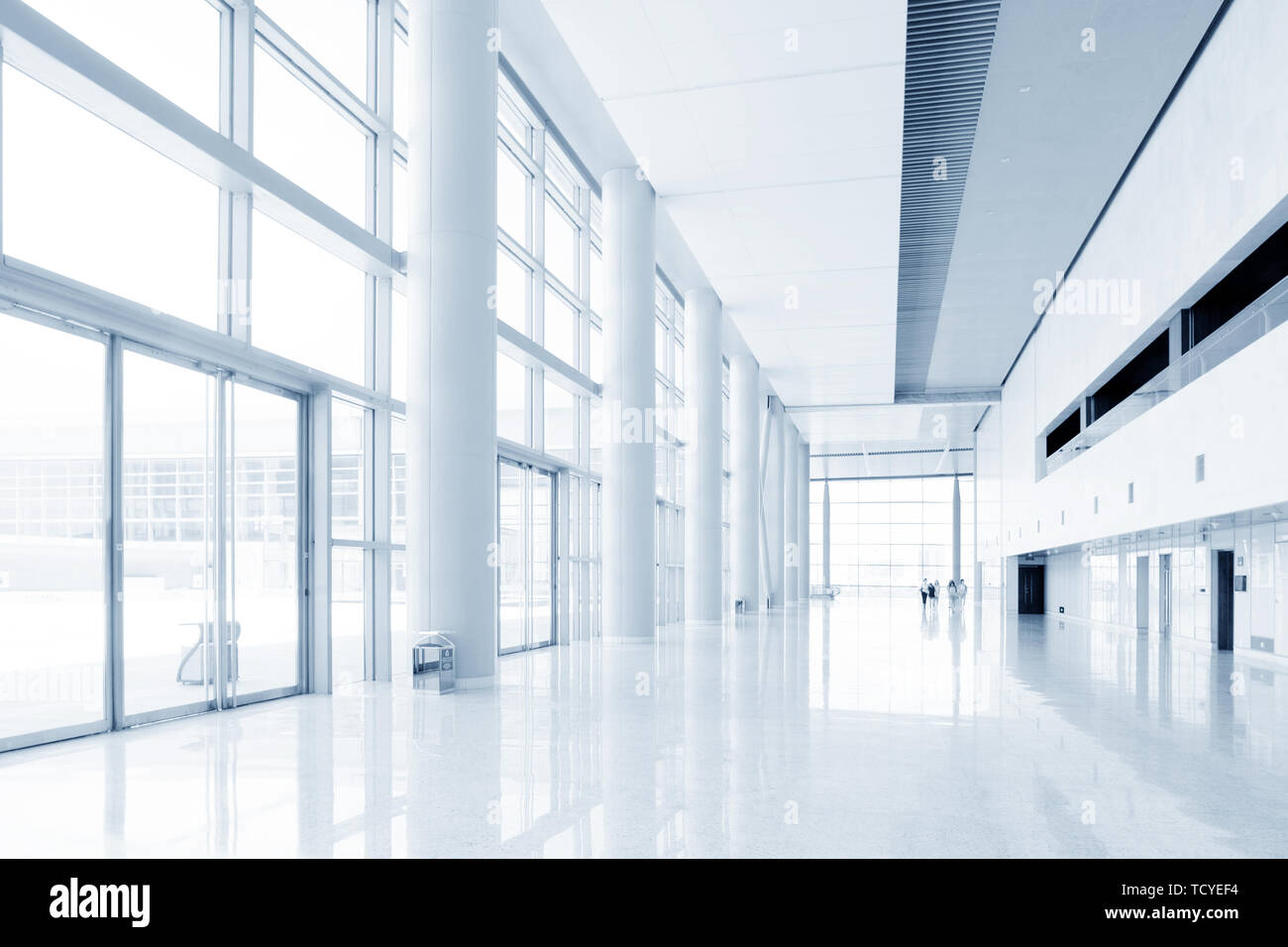 modern office building hall interior of urban city Stock Photo - Alamy