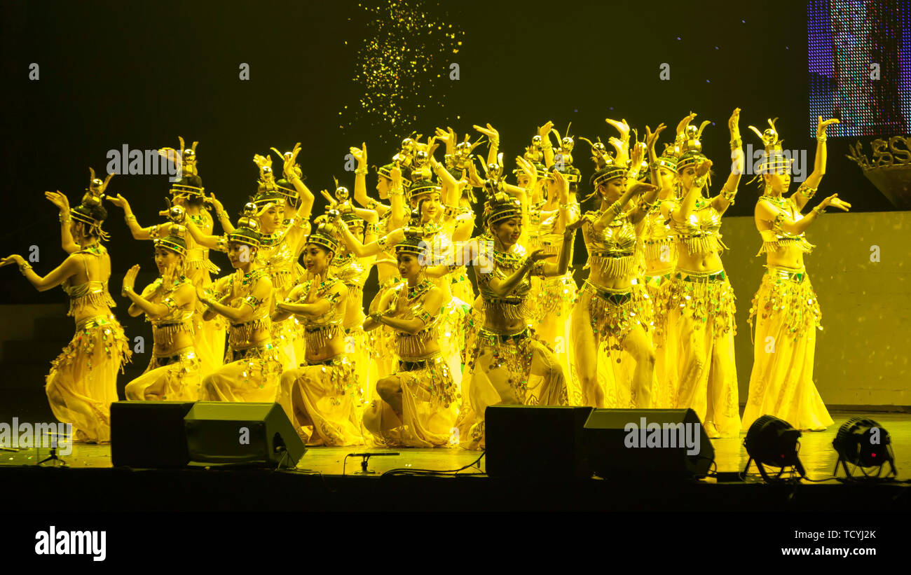 song and dance performance Stock Photo Alamy