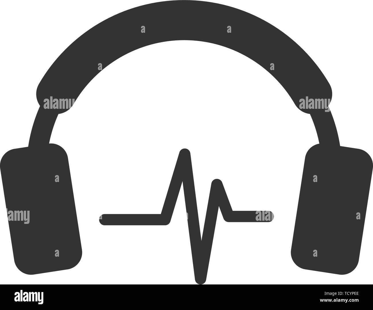 Headphone icon design template vector Stock Vector Image & Art Alamy