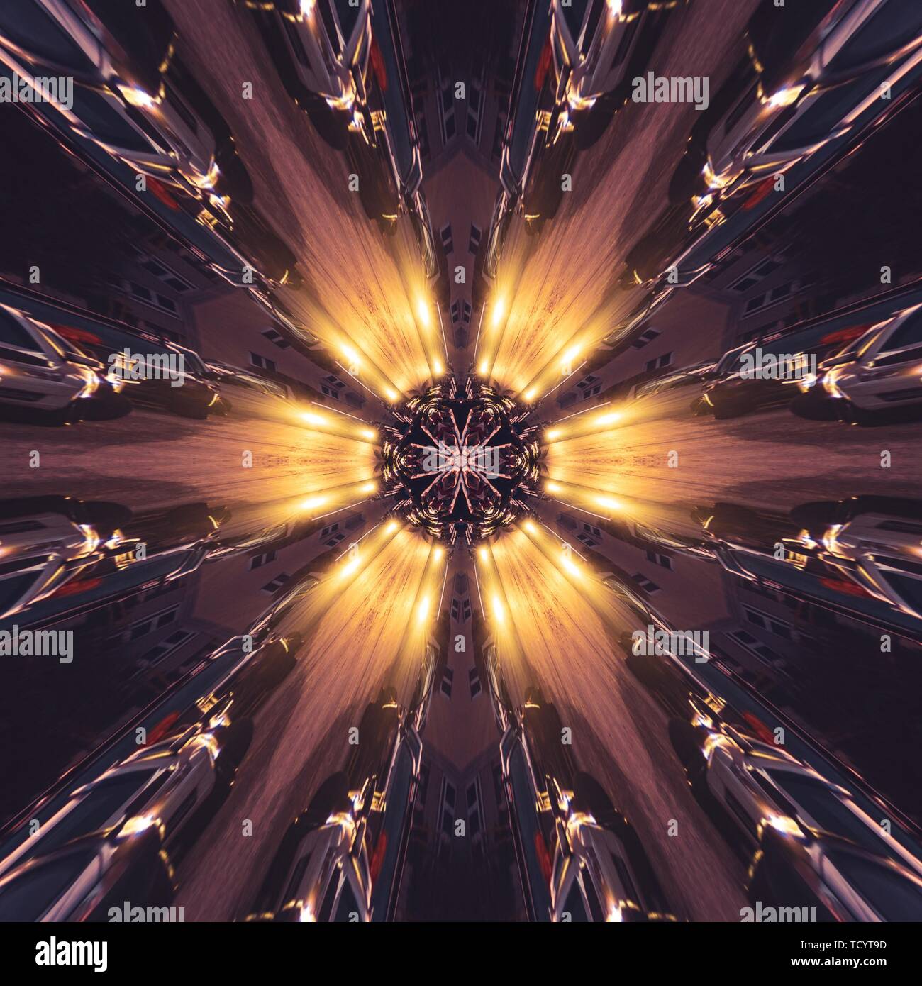 Abstract Image with colorful graphical elements design, concept Stock Photo