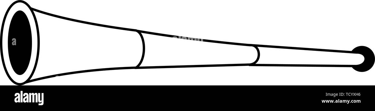 Sport vuvuzela Symbol Karikatur Vektor. Fußball Horn 20357165 Vektor Kunst  bei Vecteezy