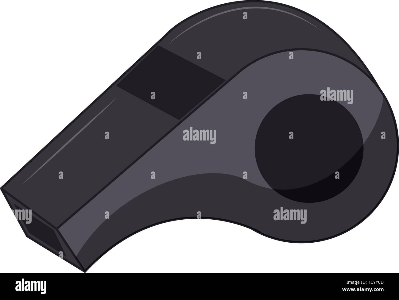 Referee whistle isolated symbol cartoon Stock Vector Image & Art Alamy