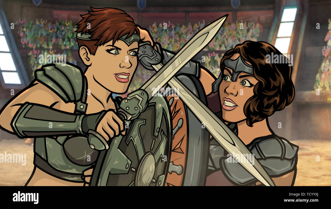 Archer From Left Cheryl Carol Tunt Voice Judy Greer Lana Kane Voice Aisha Tyler Archer