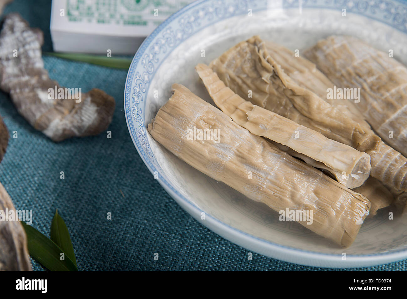 Dry bamboo shoots from farmers with high nutritional value Stock Photo