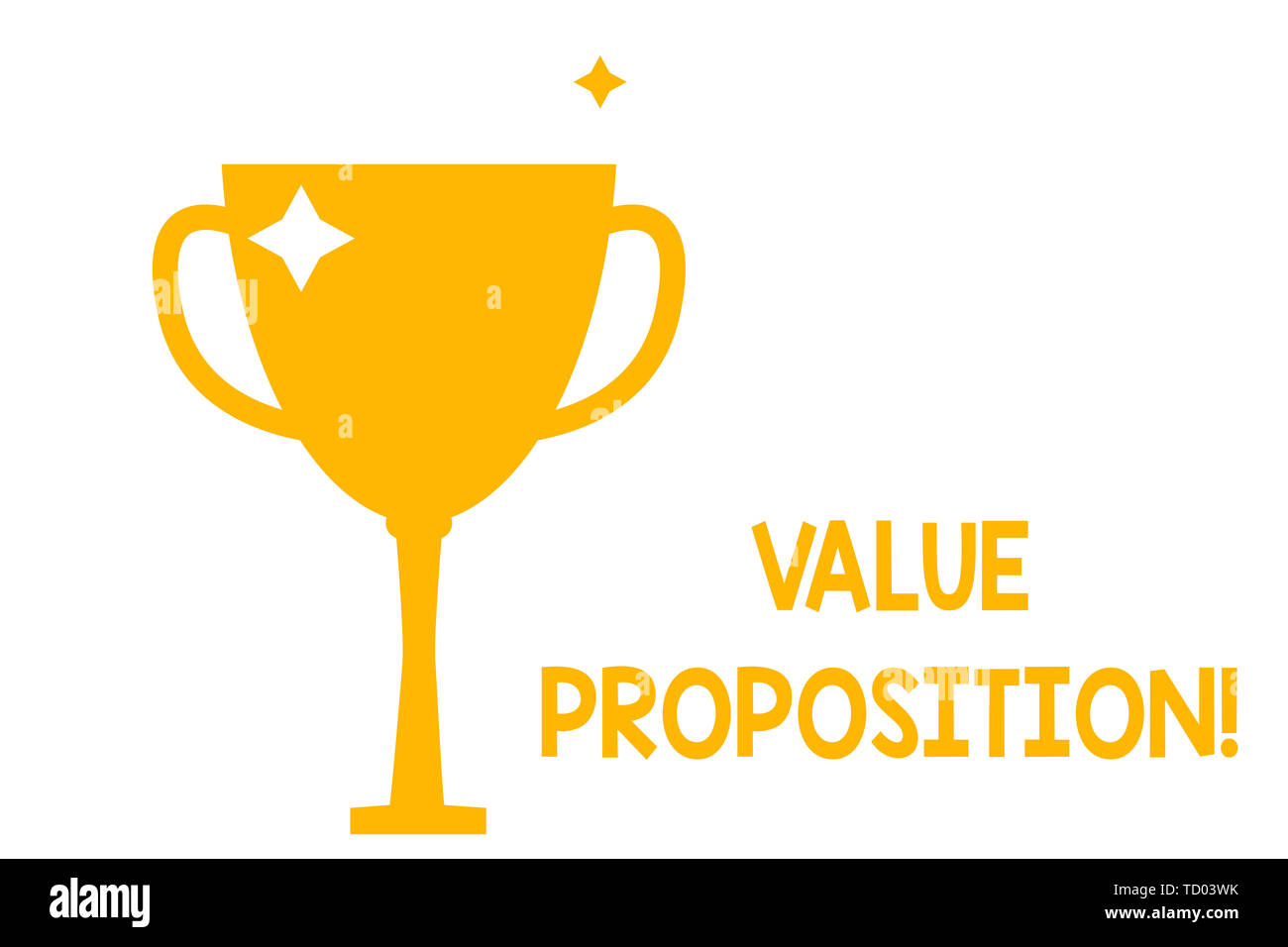 Conceptual hand writing showing Value Proposition. Concept meaning