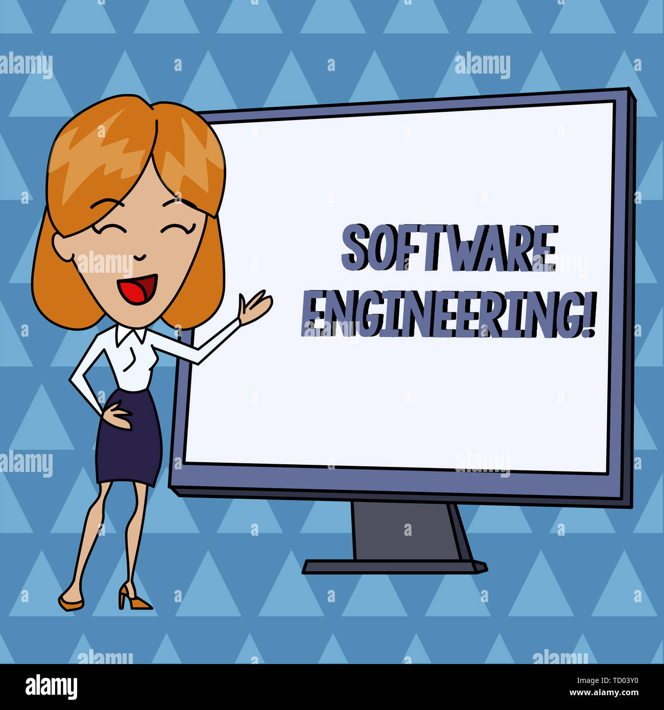 Text sign showing Software Engineering. Business photo showcasing Program Development in Systematic Quantifiable approach White Female in Standing Poi Stock Photo - Alamy Text sign showing Software Engineering. Business photo showcasing Program Development in Systematic Quantifiable approach White Female in Standing Poi Stock Photo - Alamy