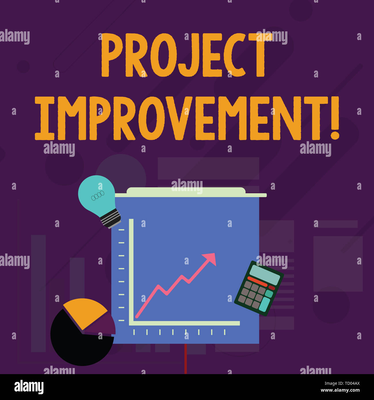 Word writing text Project Improvement. Business photo showcasing ...