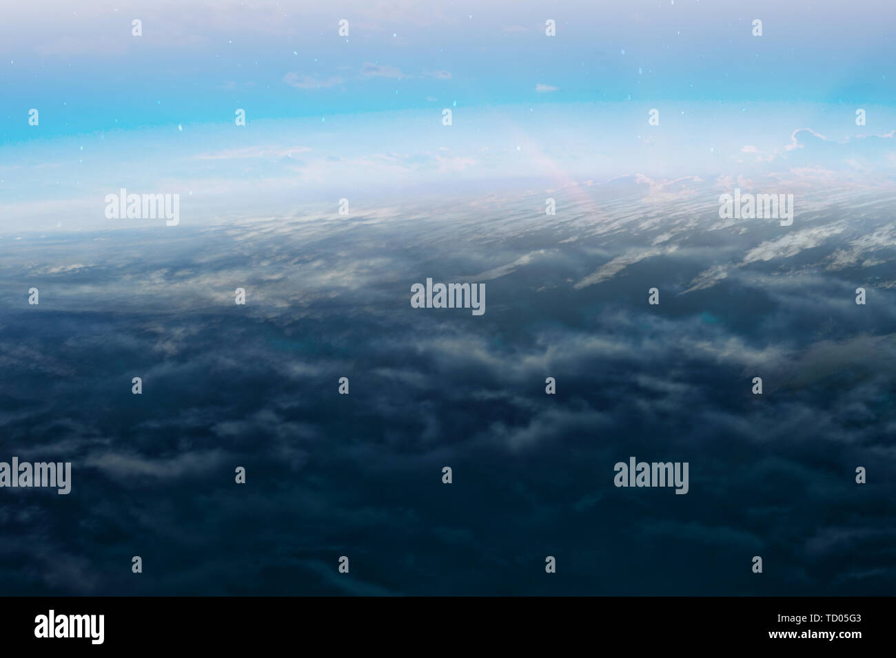 Abstract planets and space background Stock Photo - Alamy