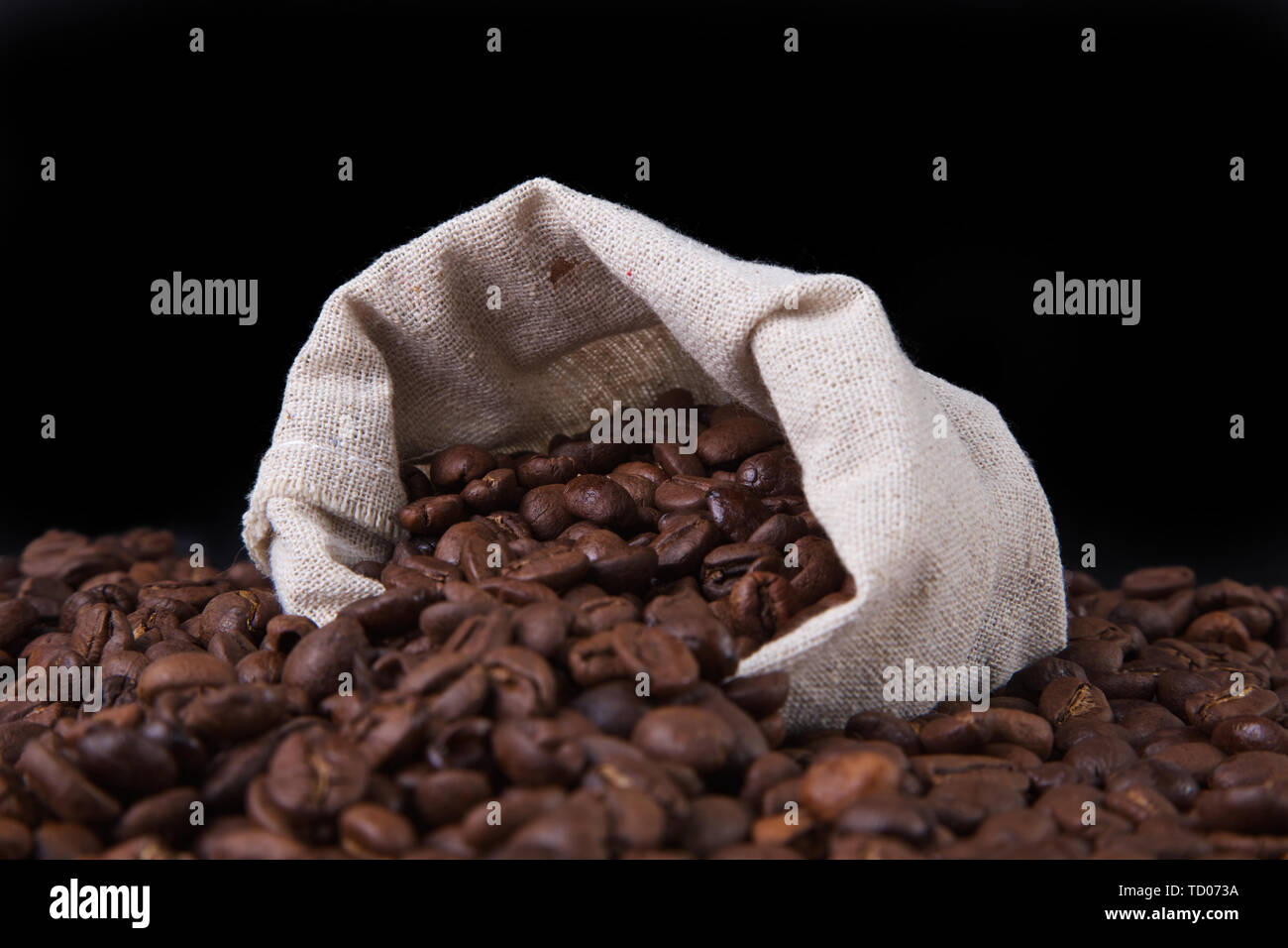 A bag of coffee beans Stock Photo Alamy