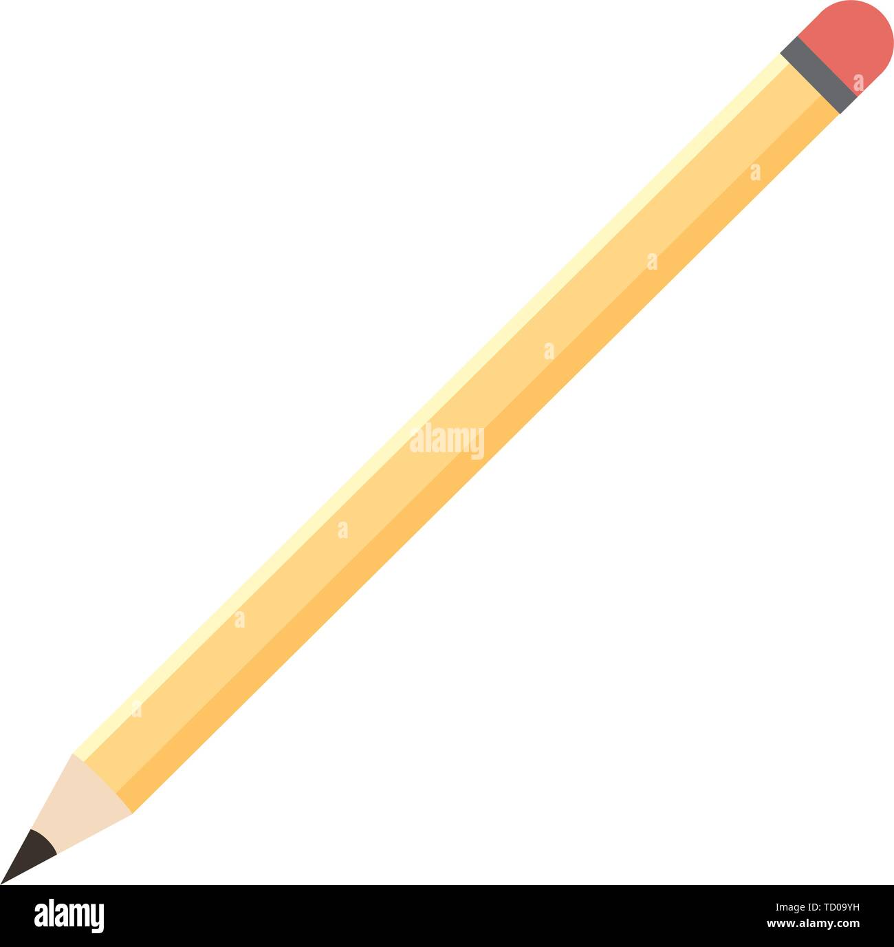 Pencil design, Tool write office object instrument equipment and draw theme Vector illustration