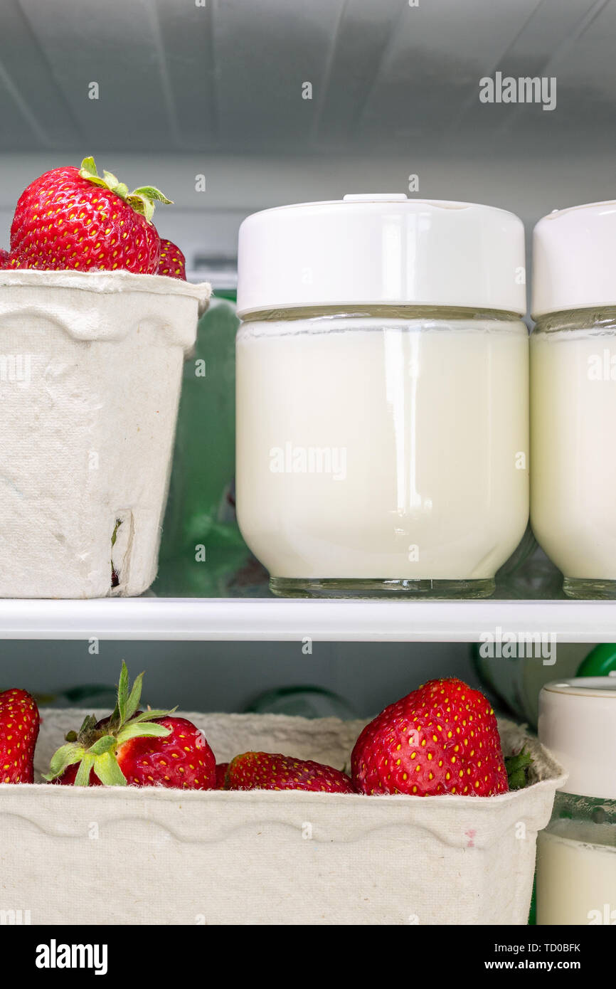 Yogurt fridge hires stock photography and images Alamy